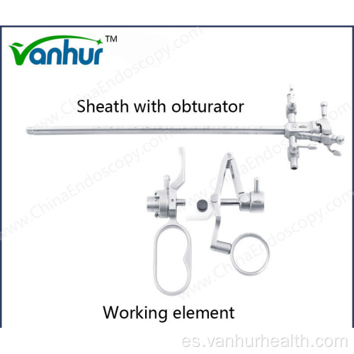 Juego de uretrotomía Whn3 para endoscopio de urología Vaina con obturador